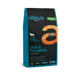 Adult Médium Et Maxi "Alleva Natural" Poisson Et Potiron - Alleva