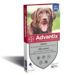 Bayer Santé Advantix Grand Chien 25/40 Kg - Bayer -Nourriture pour chien Soldes advantix grand chien 25 40 kg bayer 1