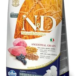 Agneau & Myrtille Chiot Medium/Maxi Low Grain - Farmina