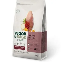 Vigor Sage Baie De Goji/poulet Et Thé Vert Chiot - Vigor & Sage
