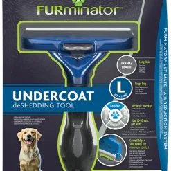 Brosse Chiens L Poils Longs Undercoat DeShedding - Furminator -Nourriture pour chien Soldes brosse chiens l poils longs undercoat deshedding furminator 2