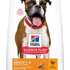 Canine Adult "Light" Medium Poulet - Hill's Science Plan 5 Canine Adult "Light" Medium Poulet - Hill's Science Plan -Nourriture pour chien Soldes canine adult light medium poulet hill s science plan 1