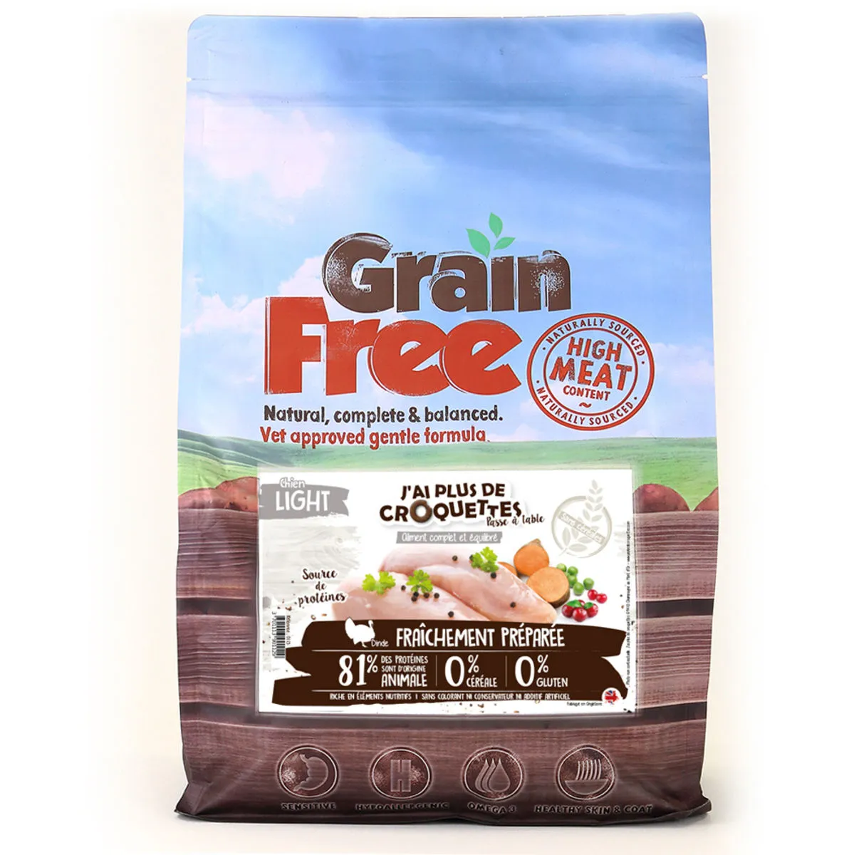 Chien Light Dinde Et Patates Douces - J'ai Plus De Croquettes 3 Chien Light Dinde Et Patates Douces - J'ai Plus De Croquettes