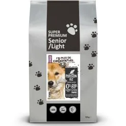 Chien Light/Senior Toutes Races "Poisson Et Riz " - J'ai Plus De Croquettes