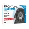 "Frontline Spot On" Chien 40-60 Kg - Merial 2 "Frontline Spot On" Chien 40-60 Kg - Merial -Nourriture pour chien Soldes frontline spot on chien 40 60 kg merial
