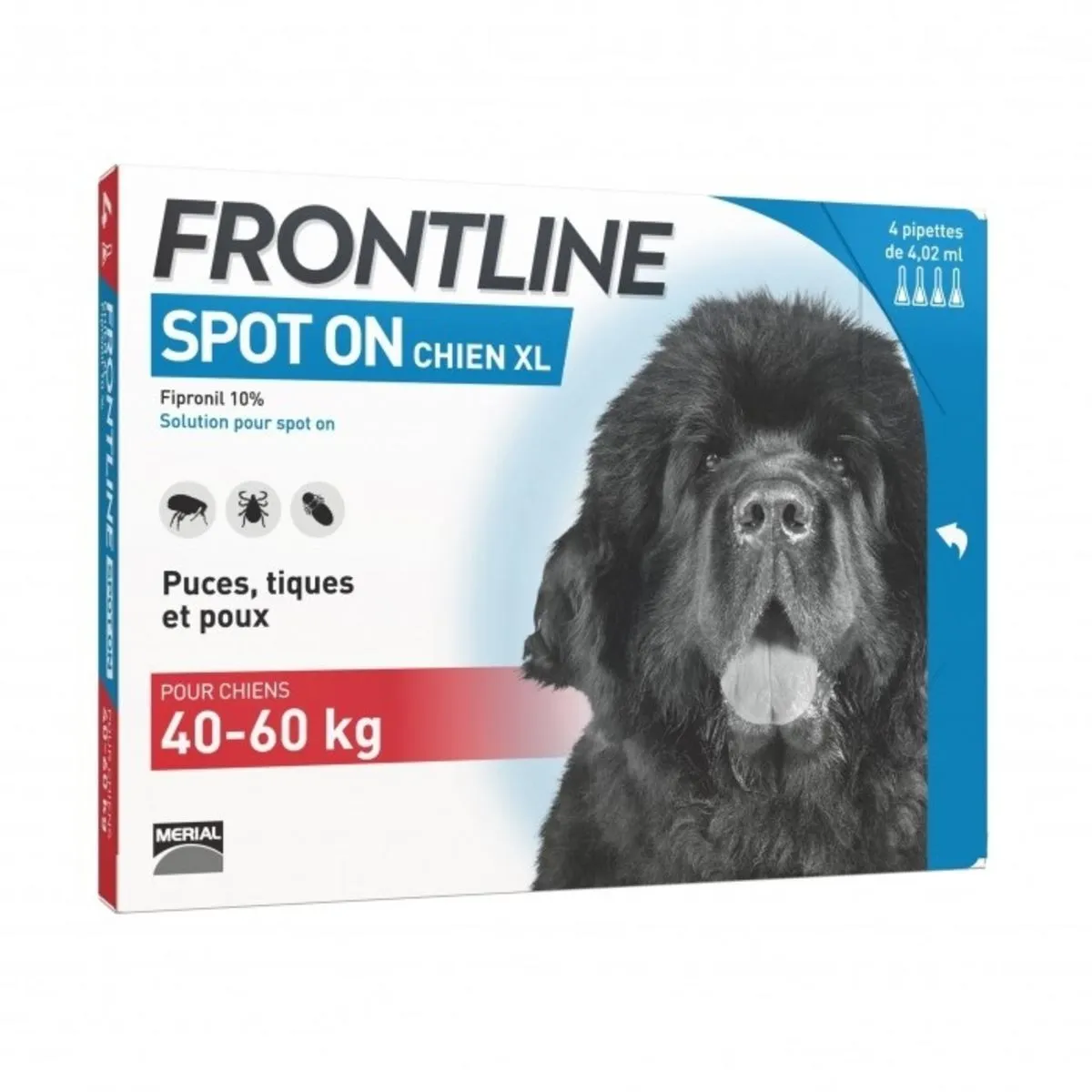 "Frontline Spot On" Chien 40-60 Kg - Merial 3 "Frontline Spot On" Chien 40-60 Kg - Merial