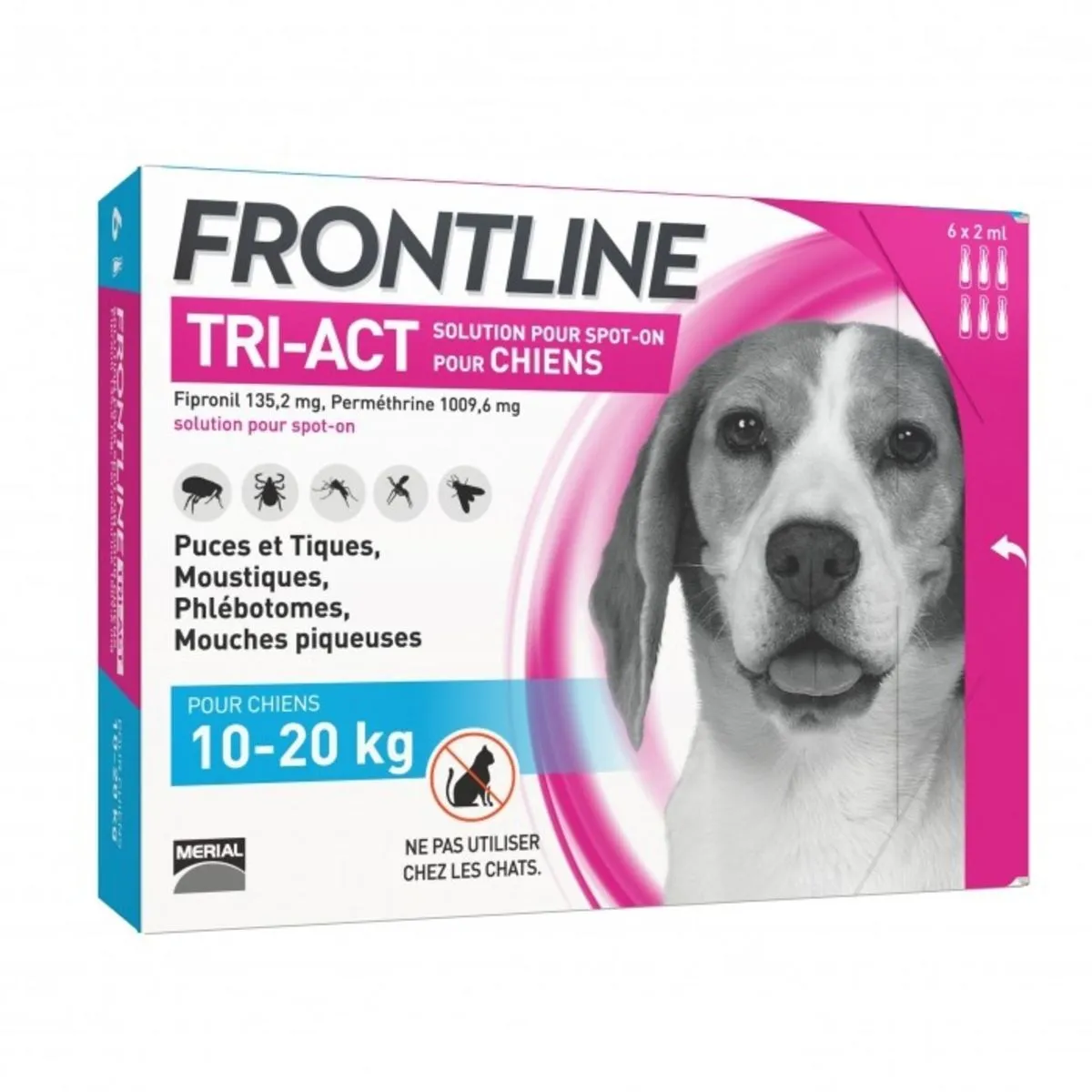 Frontline Spot On Tri-Act Chien 10-20 Kg - Merial 4 Frontline Spot On Tri-Act Chien 10-20 Kg - Merial – Image 2