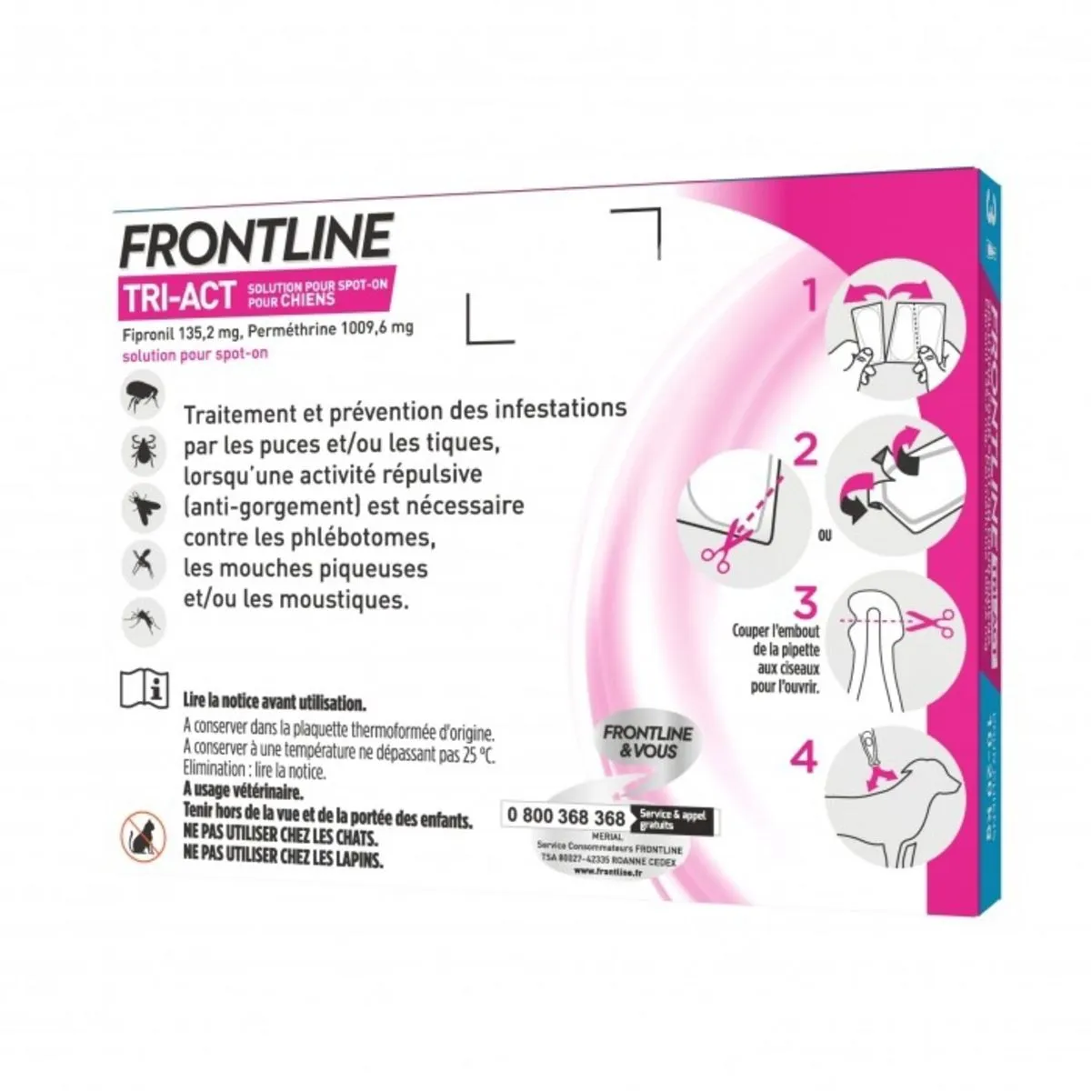 Frontline Spot On Tri-Act Chien 10-20 Kg - Merial 5 Frontline Spot On Tri-Act Chien 10-20 Kg - Merial – Image 3