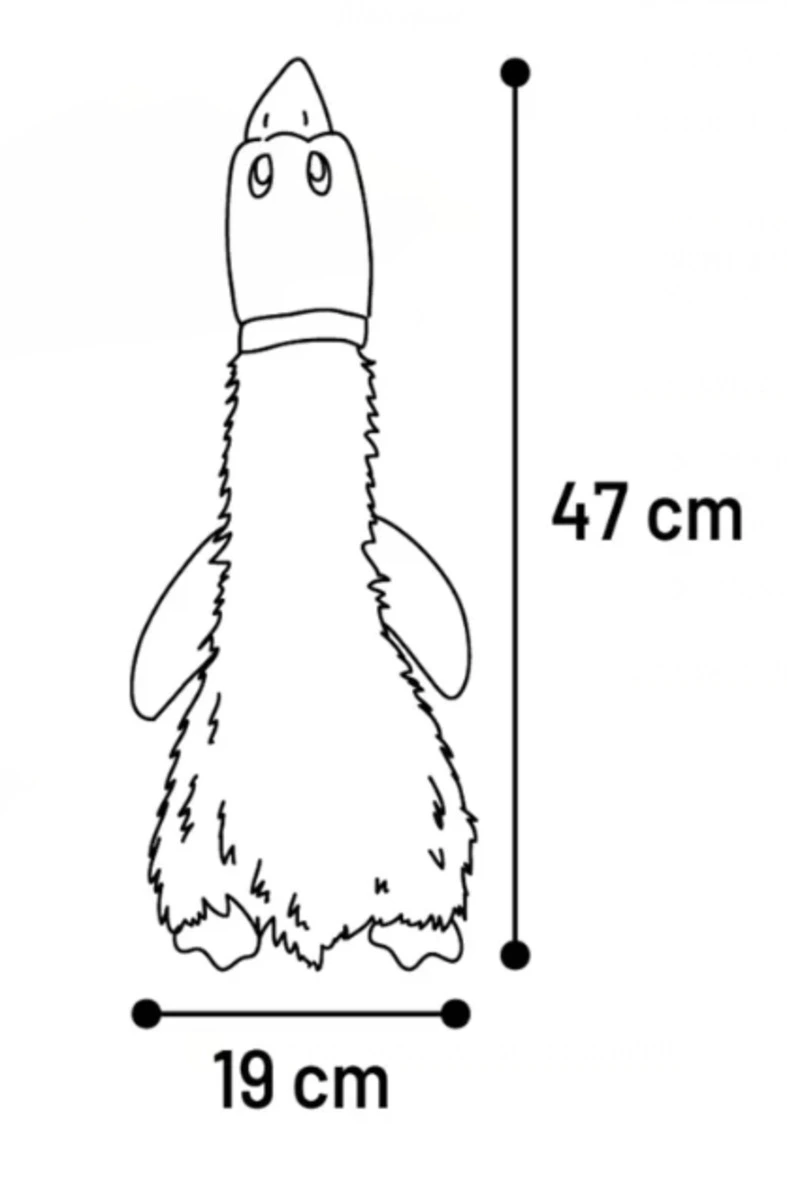 FLAMINGO Pet Products Jouet Canard Inez Brun - Flamingo 4 FLAMINGO Pet Products Jouet Canard Inez Brun - Flamingo – Image 2