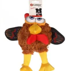 FLAMINGO Pet Products Jouet Eya Poule Brun - Flamingo -Nourriture pour chien Soldes jouet eya poule brun flamingo 2