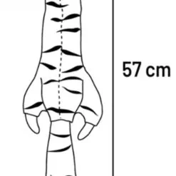 FLAMINGO Pet Products Jouet Tigre Elisa Oange - Flamingo -Nourriture pour chien Soldes jouet tigre elisa oange flamingo 1