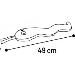 FLAMINGO Pet Products Jouet Wilda Serpent Pour Chien - Flamingo -Nourriture pour chien Soldes jouet wilda serpent pour chien flamingo 2