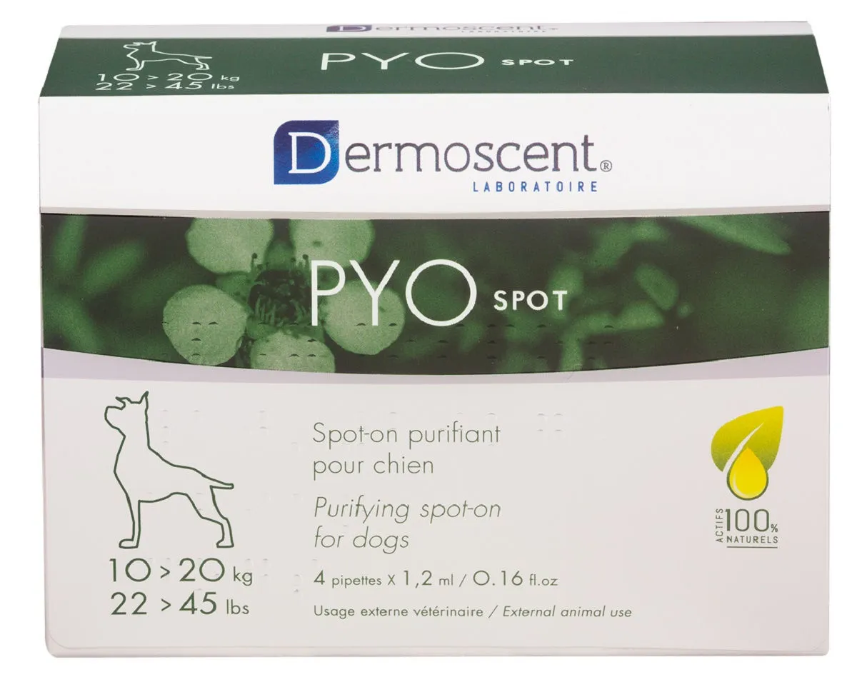 PYO Spot-On 10 - 20 Kg - Dermoscent 3 PYO Spot-On 10 - 20 Kg - Dermoscent