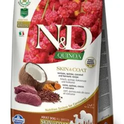 Quinoa Skin & Coat Venison (Peau Et Pelage Cerf) - Farmina