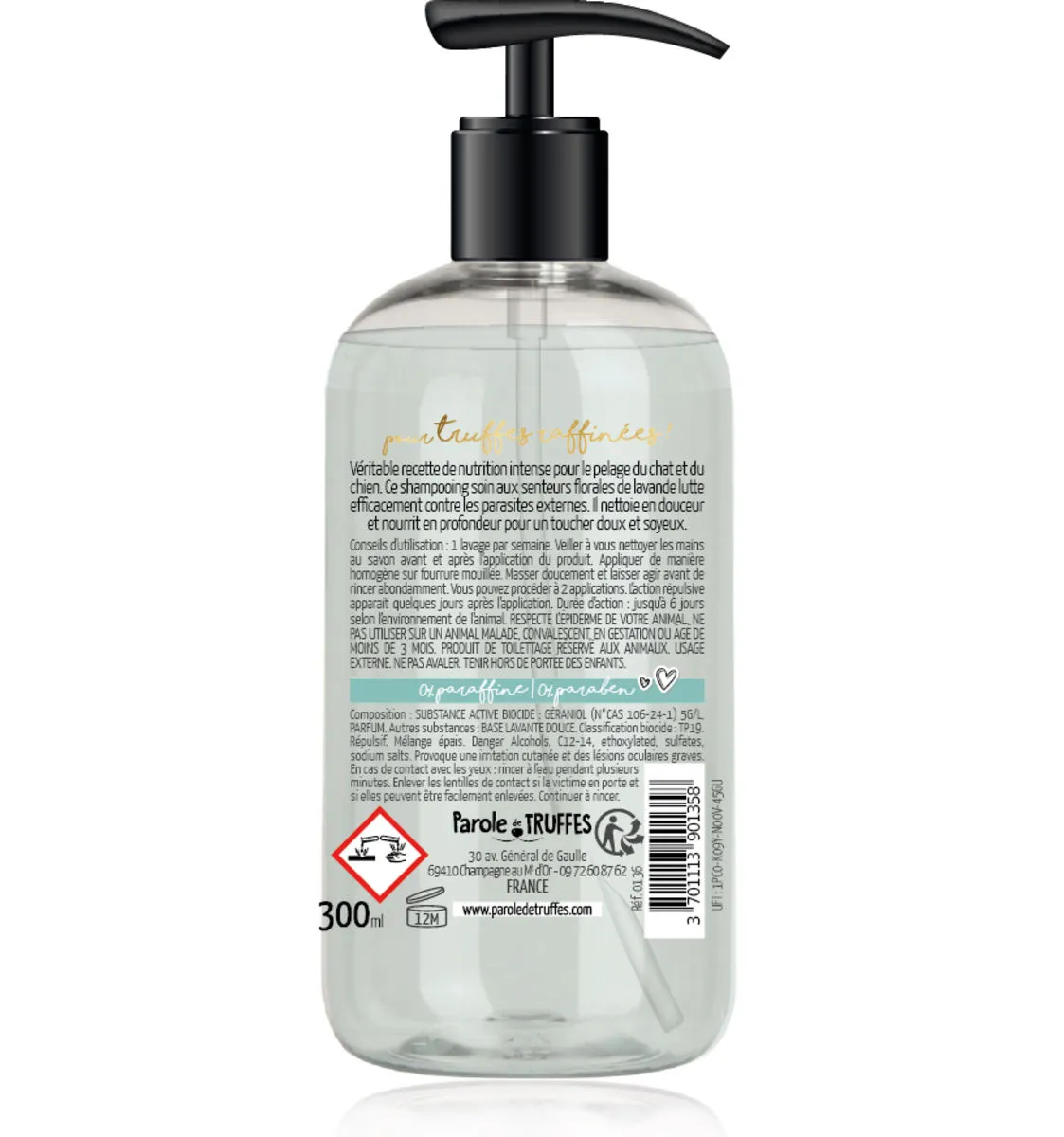 Shampooing Répulsif Lavande Et Note De Romarin - Parole De Truffes 4 Shampooing Répulsif Lavande Et Note De Romarin - Parole De Truffes – Image 2