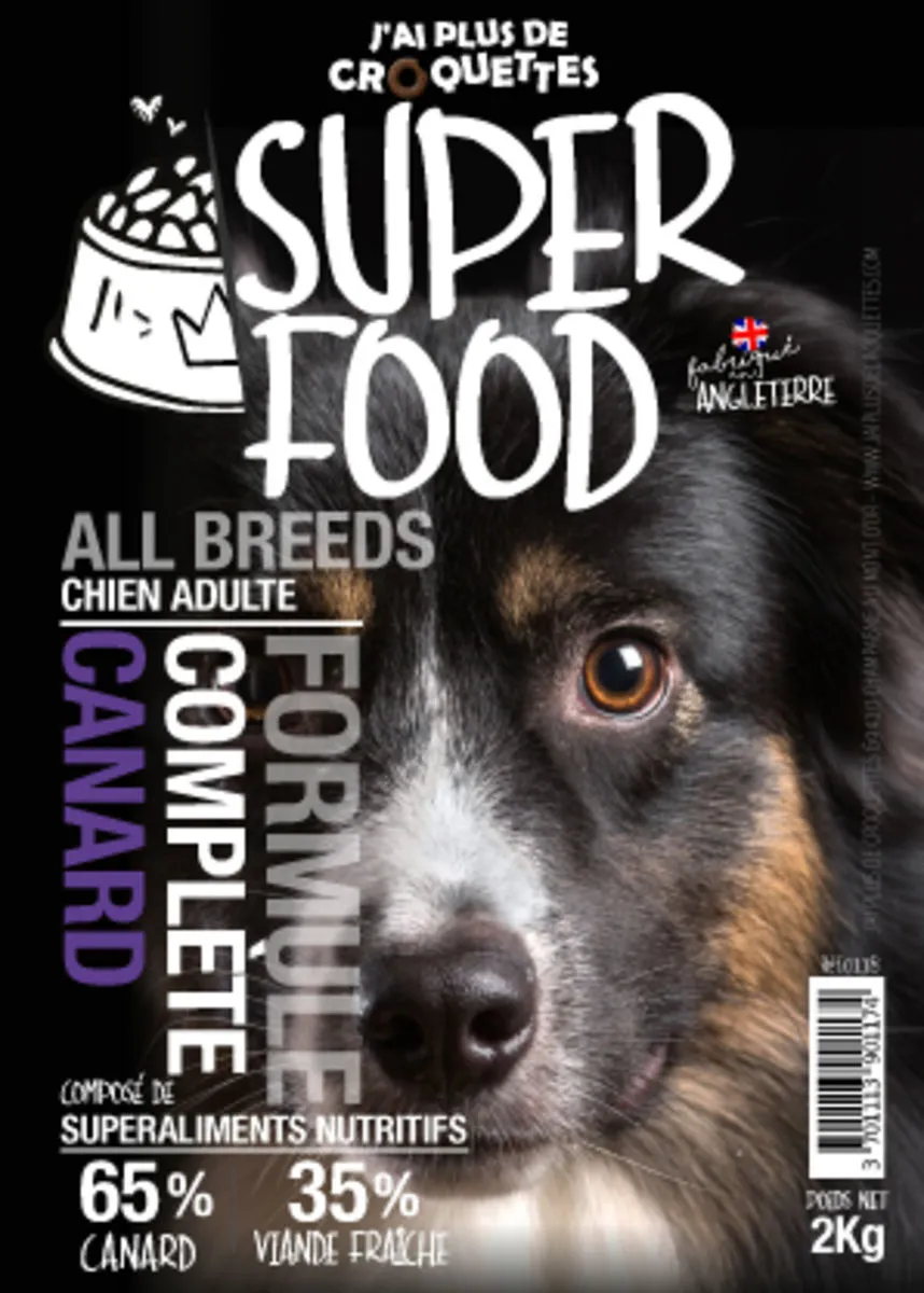 Super Food All Breeds Pour Chien Adulte Au Canard - J'ai Plus De Croquettes 4 Super Food All Breeds Pour Chien Adulte Au Canard - J'ai Plus De Croquettes – Image 2